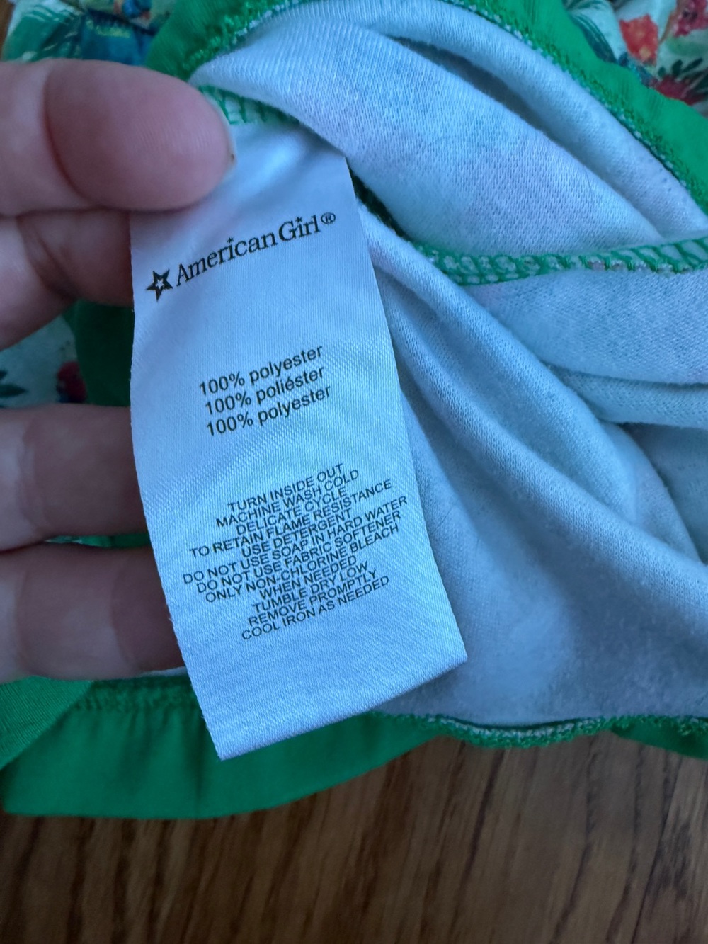 American Girl Leas rainforest pajamas XS 6 - Picture 6 of 6